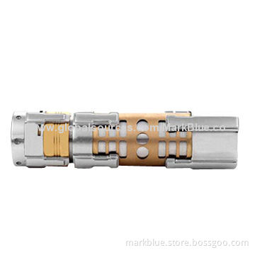 Stainless steel and brass mechanical mod dreadnaut cig vapor